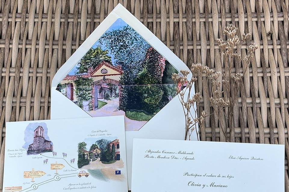 Pack papelería boda