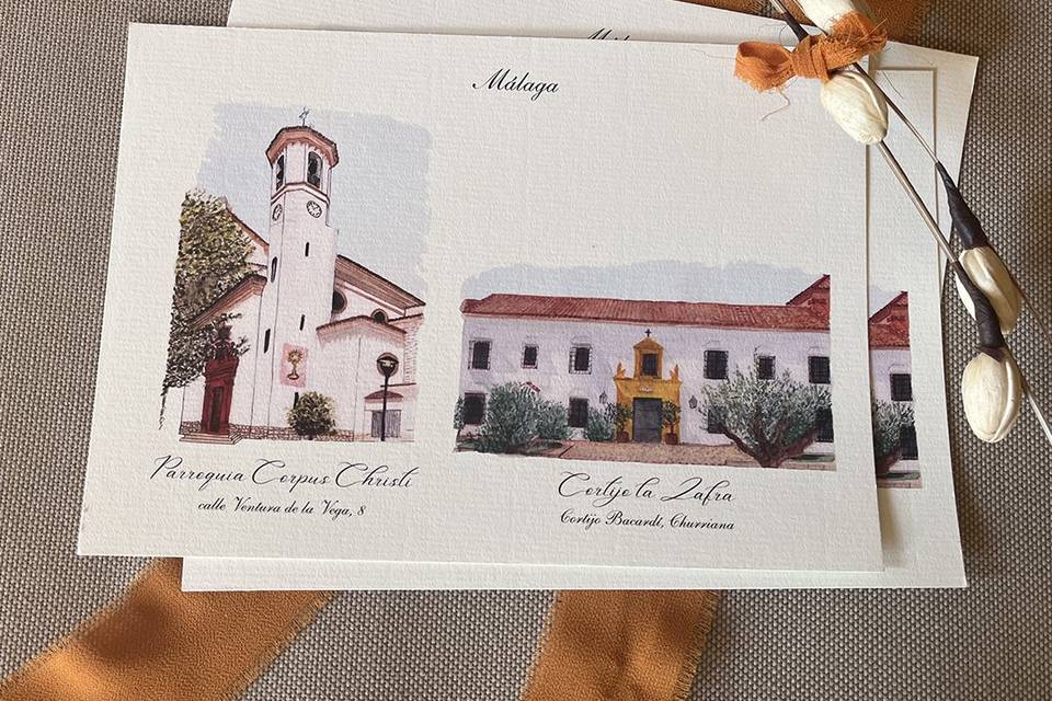 Tarjeta Información boda