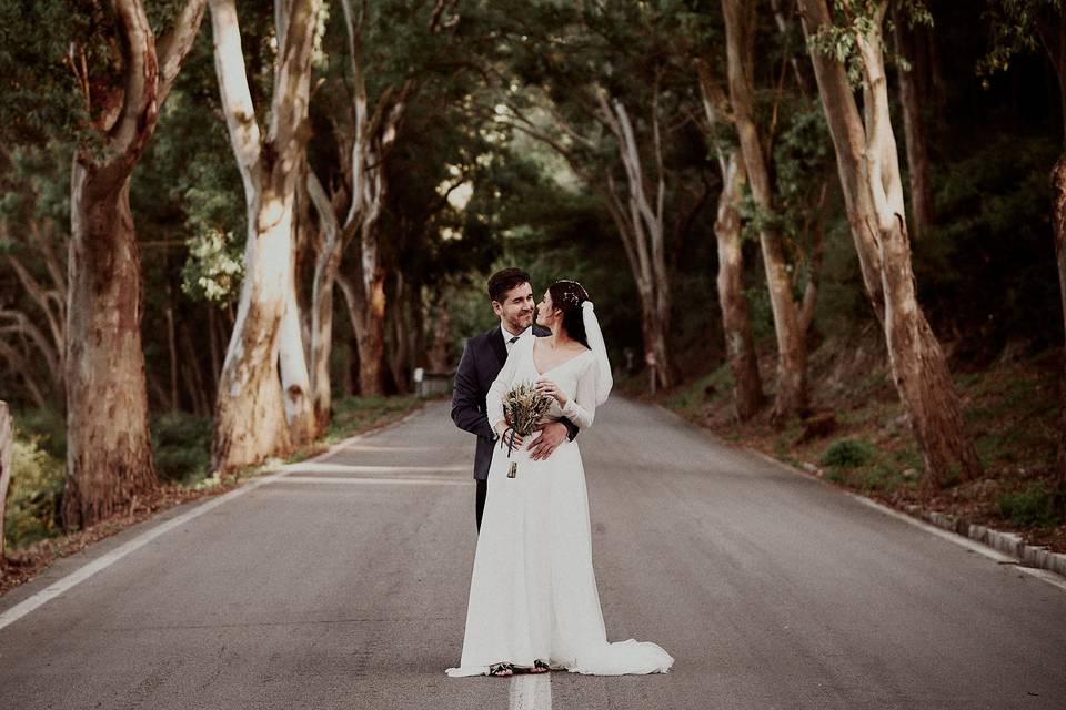 Traje de novia boho