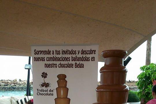 Trébol de Chocolate - Fuentes de chocolate