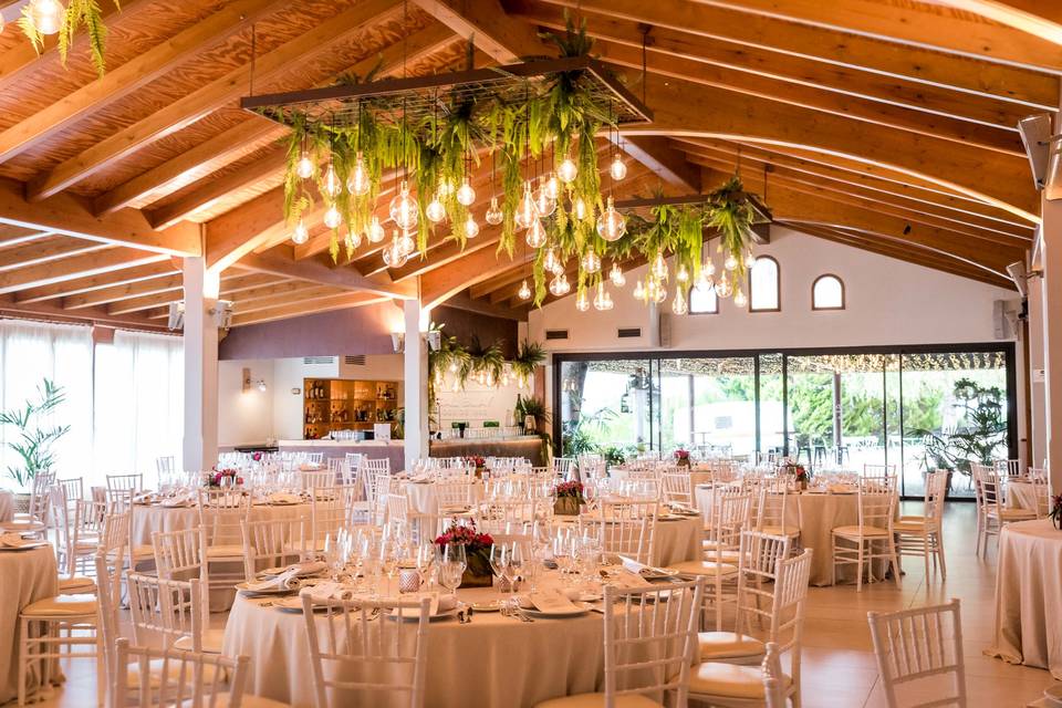 Sala para el banquete