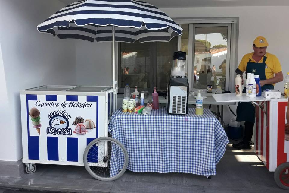 Carro de helados + granizados