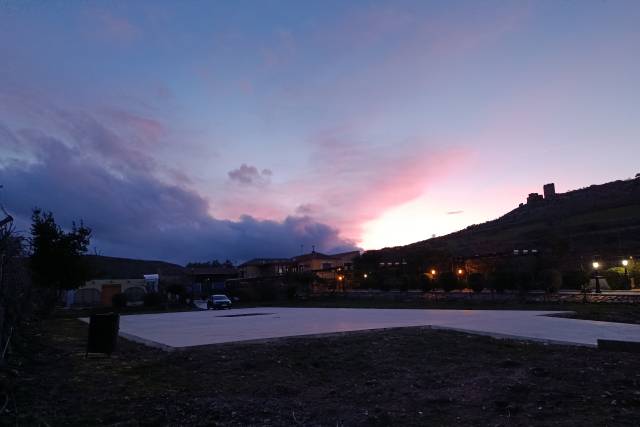 Zona carpa atardecer