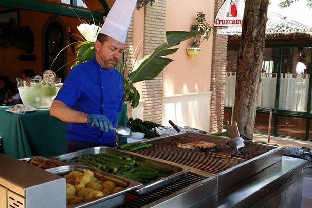 Preparando la comida