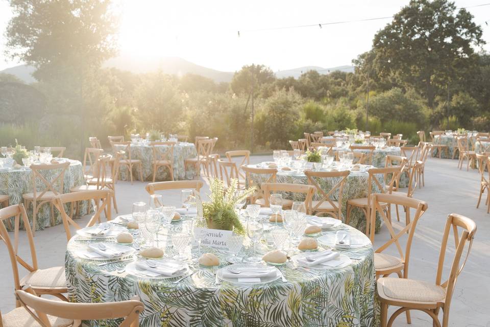 Banquete al aire libre