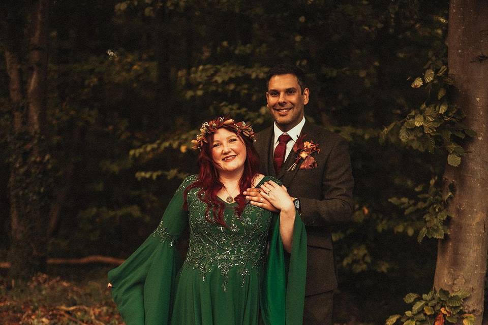 Vestido boda tematico