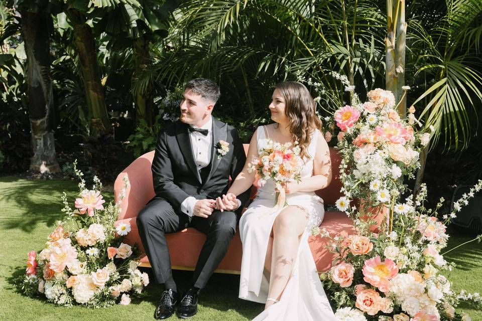 Asiento de los novios