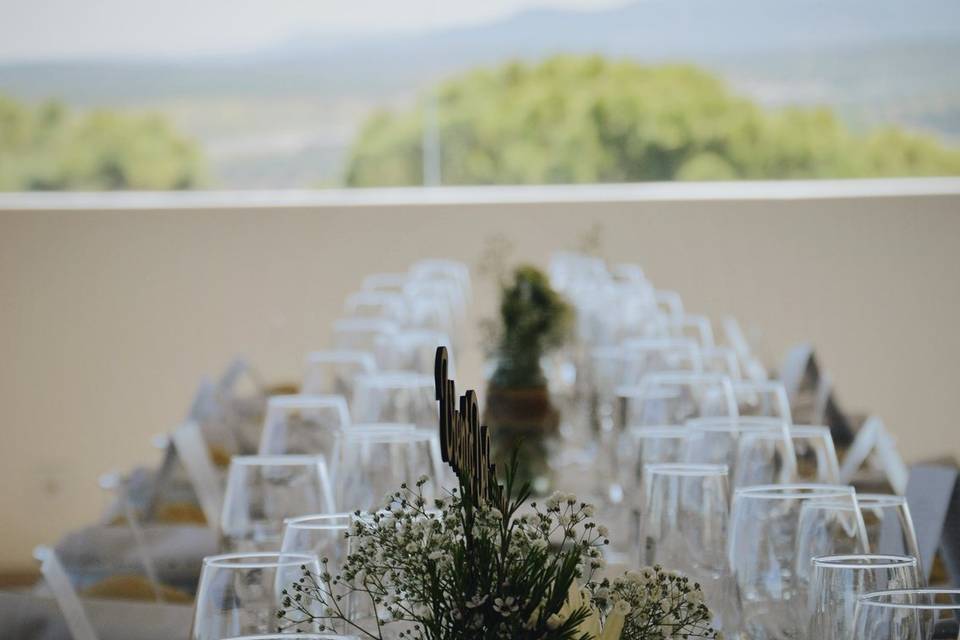 Detalle del salón