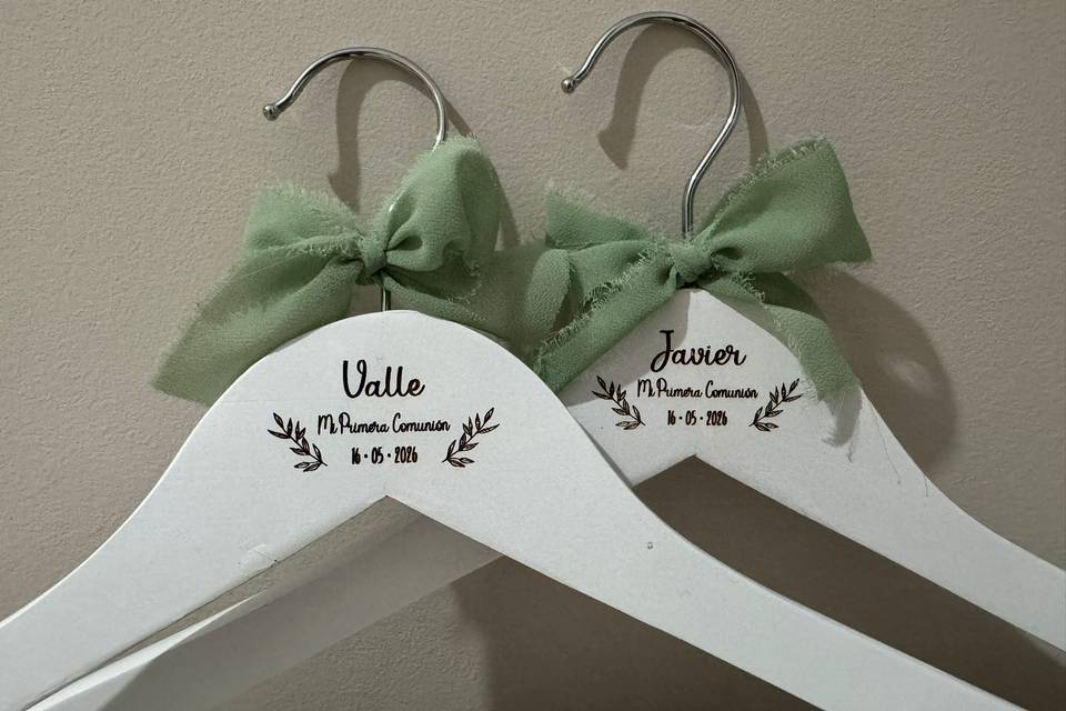 Perchas personalizadas