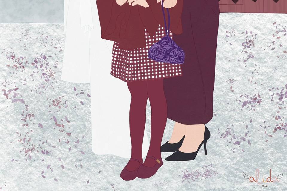 Ilustración postboda