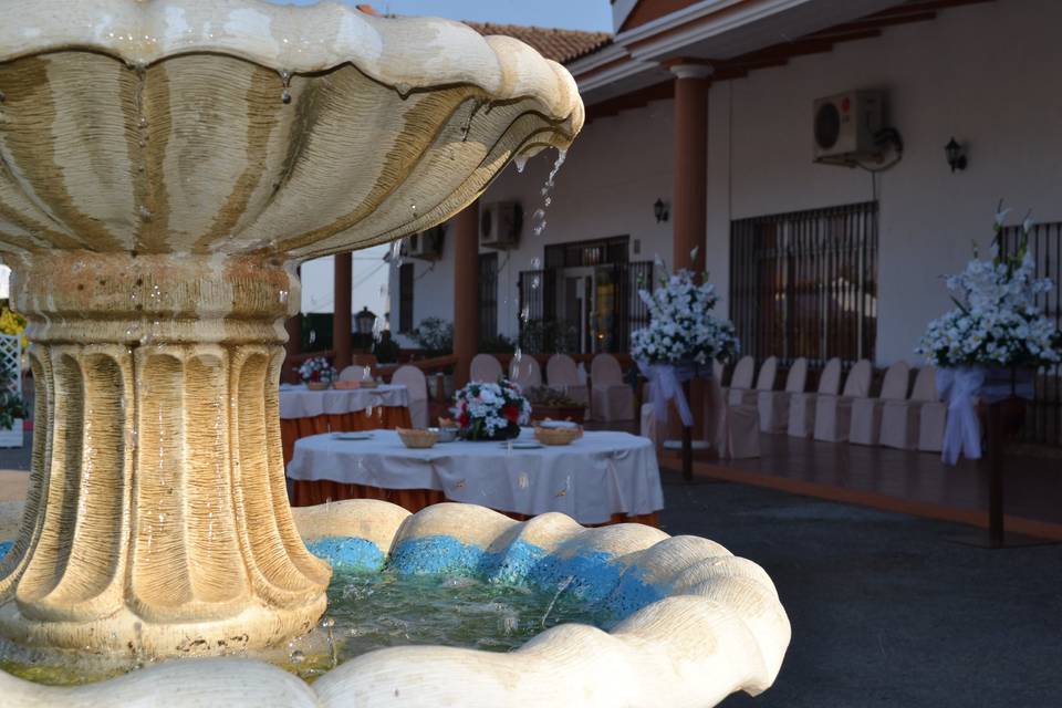 Fuente de la terraza