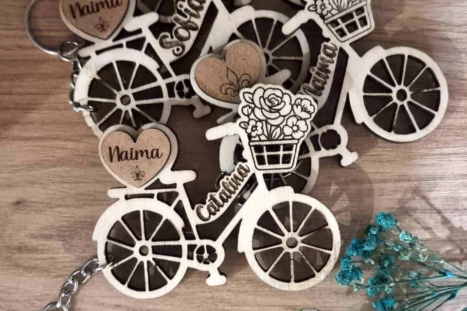 Llaveros bicicleta