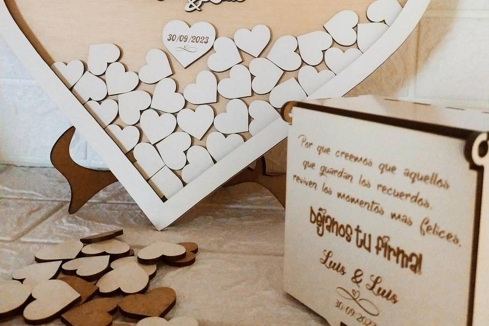 Libro de Firma Corazón