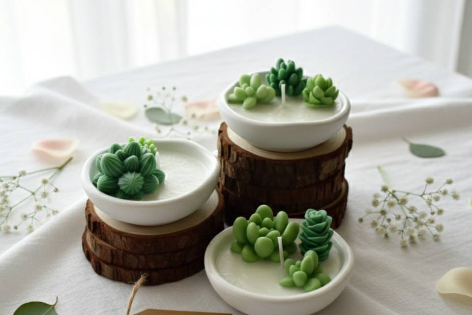 Velas cactus