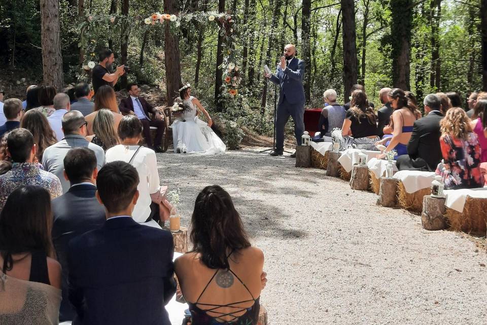 Boda en el bosque