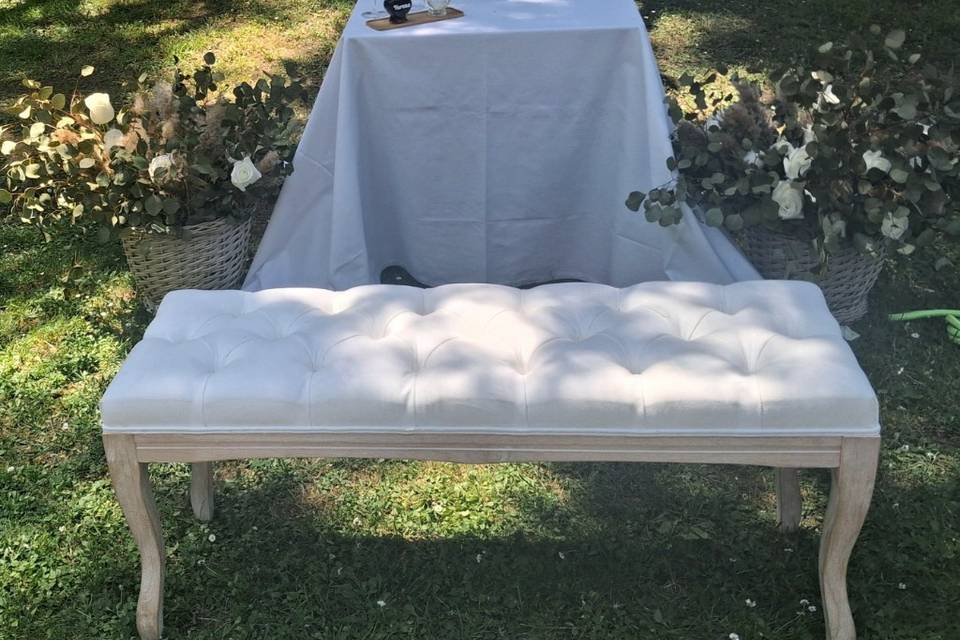 Banco novios ceremonia