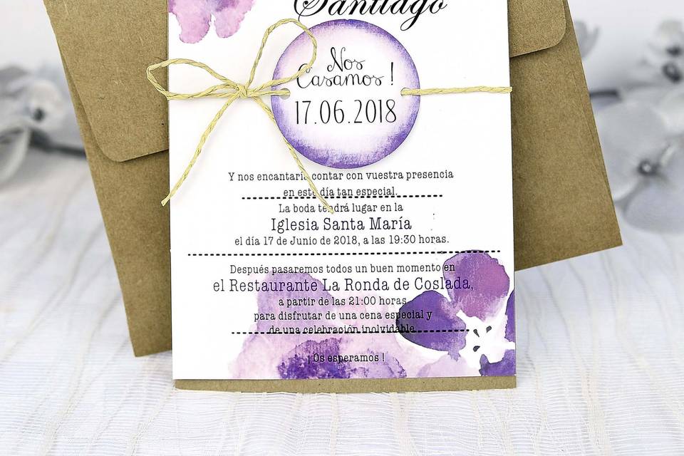 Florales Moradas