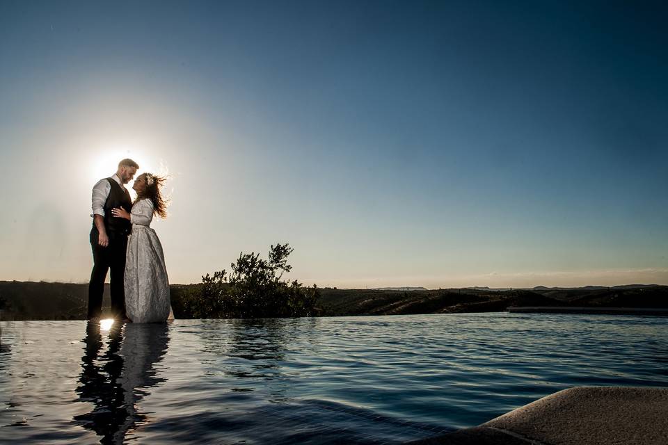 Piscina infinita