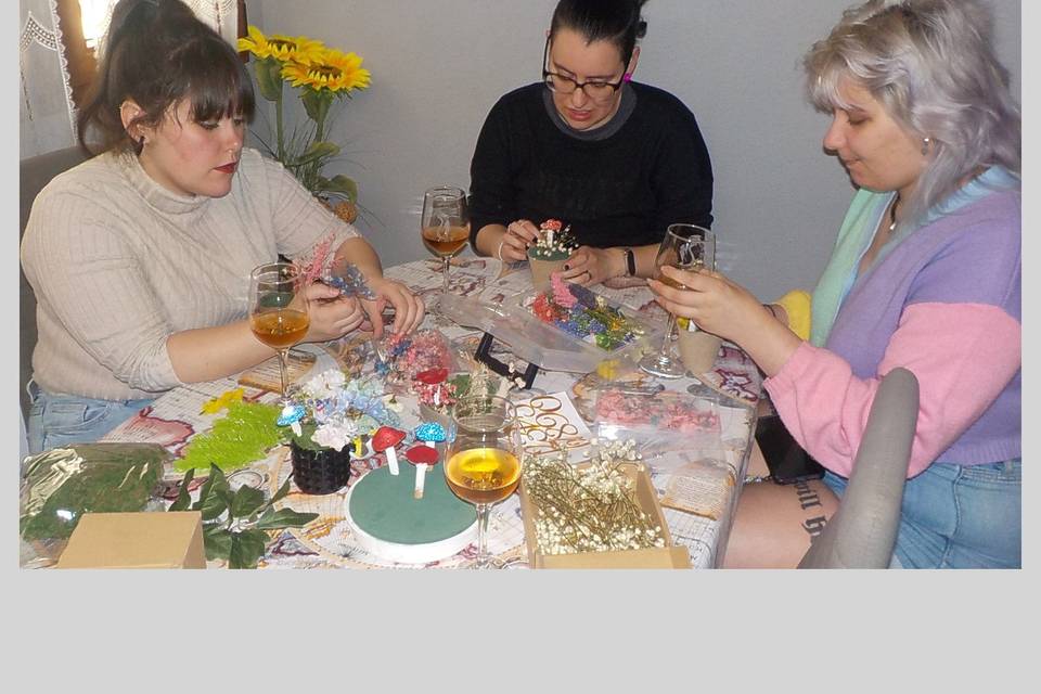 Taller de centros de mesa