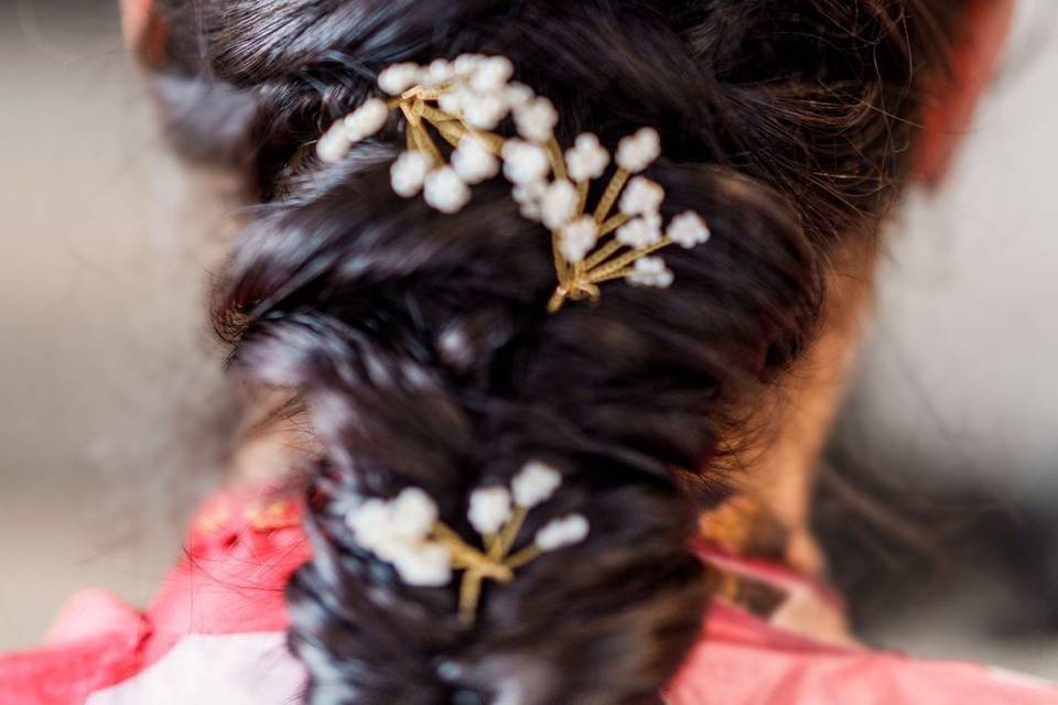 Peinado boda Irene trenza boho