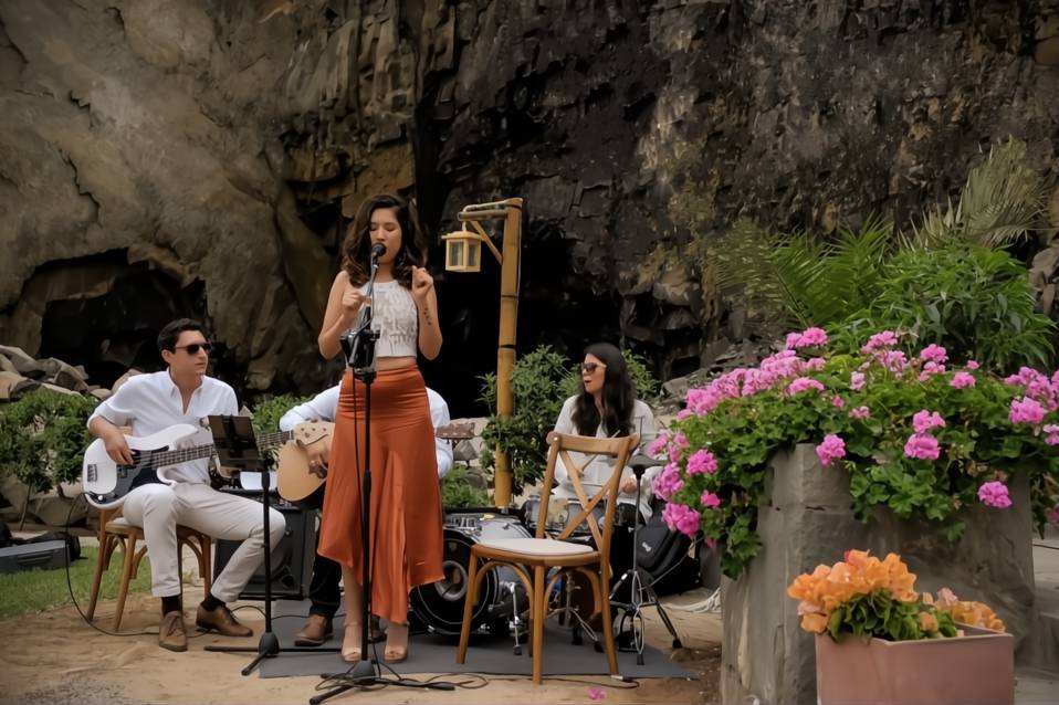 Reggae acústico en la playa