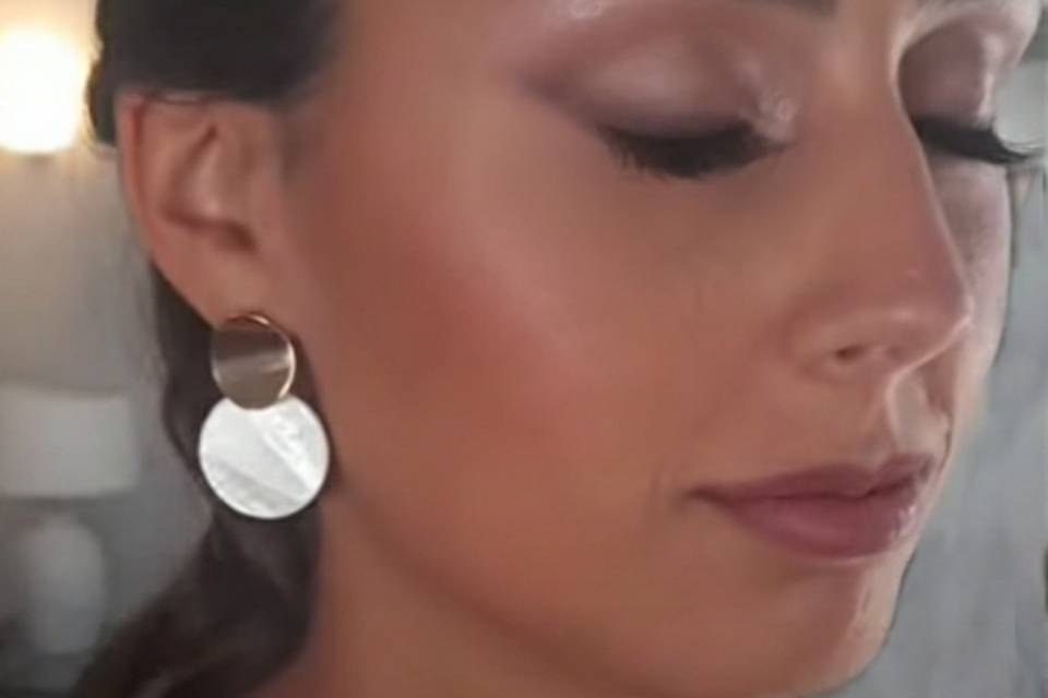 Novia, maquillaje glow