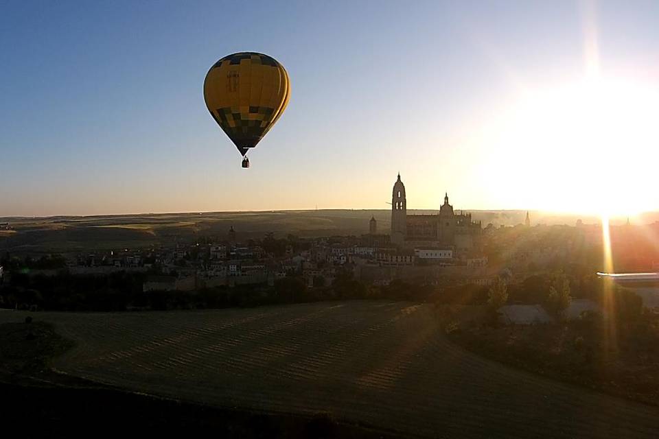 Foto en el aire