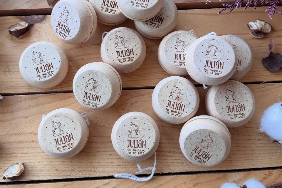 Yoyos para bautizos