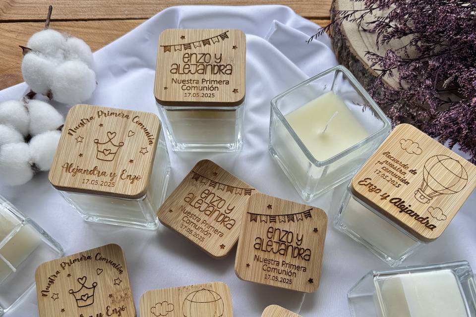 Velas para comuniones