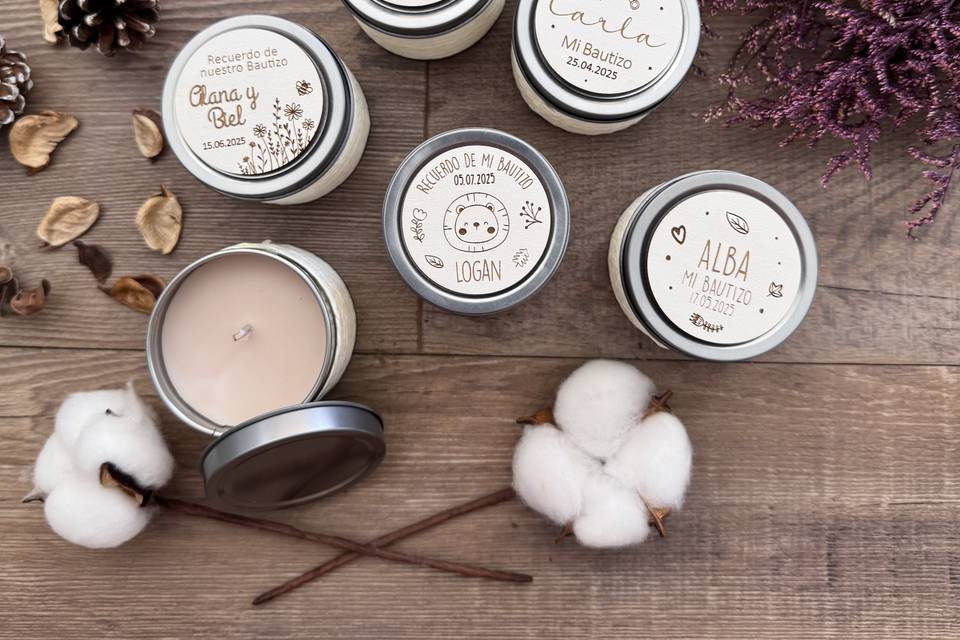 Velas metálicas