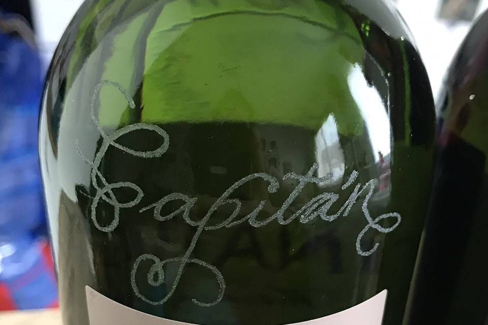 Grabado en vidrio