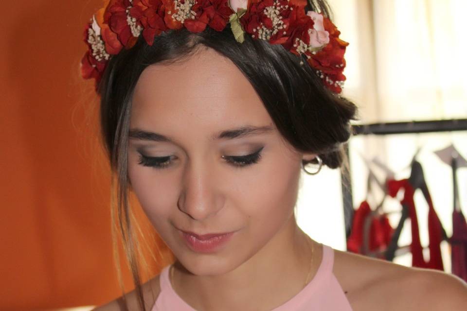 Maquillaje y peluquería para invitada