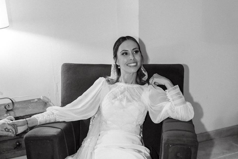 Vestido a medida en tablillas