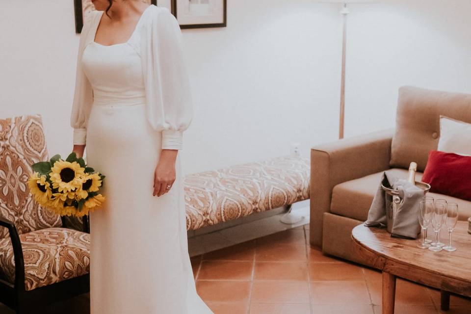 Vestido en Crepe