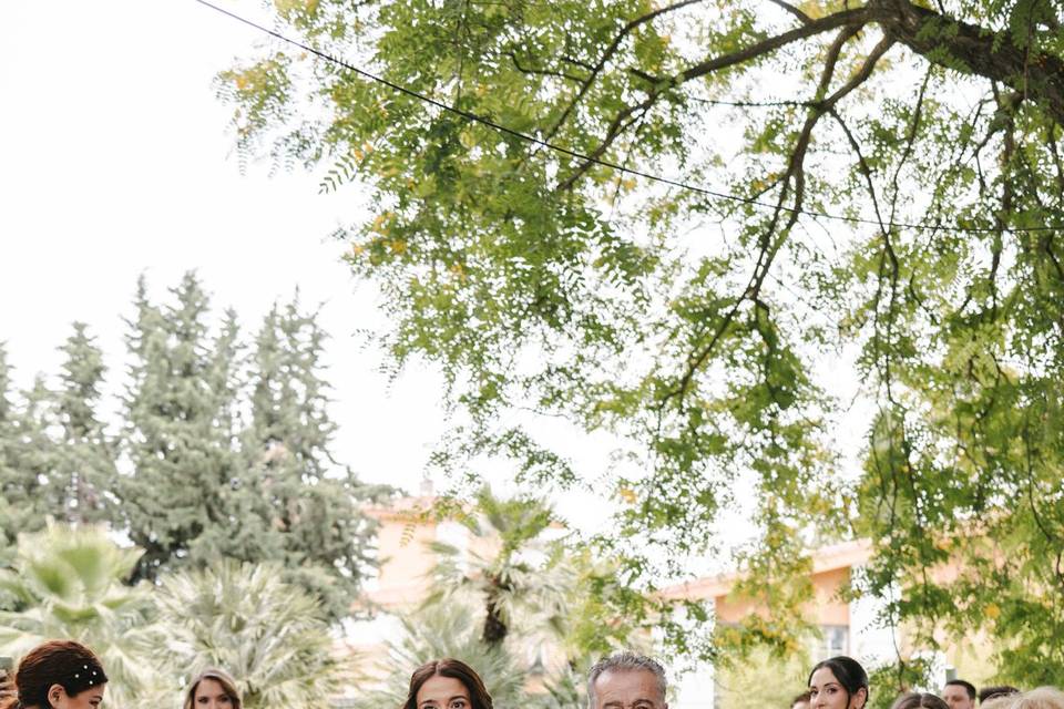 Entrada en la ceremonia