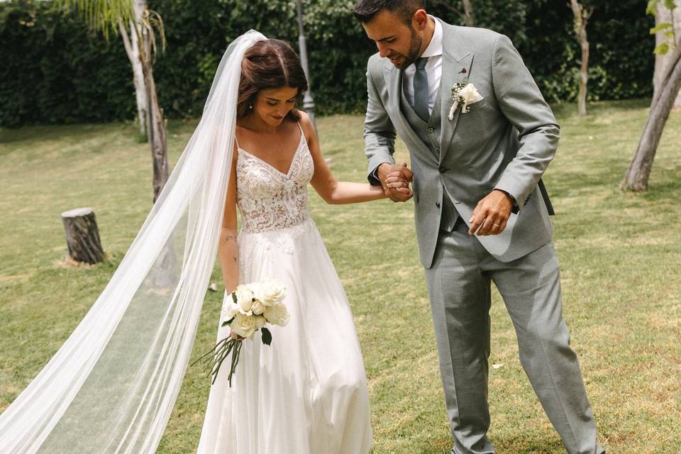 Sesión con los novios