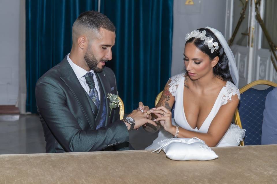Ceremonia civil novios