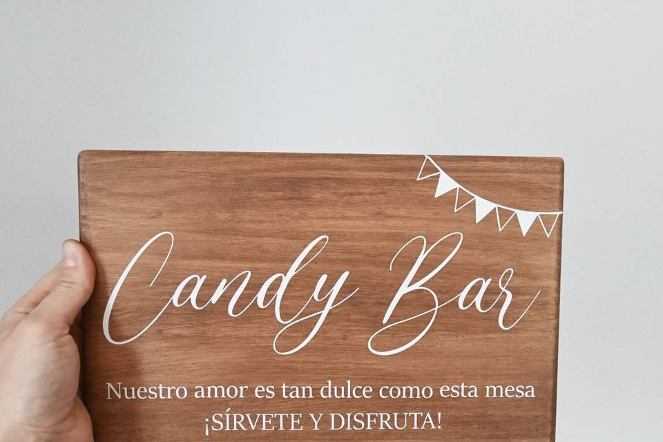 Carteles de madera