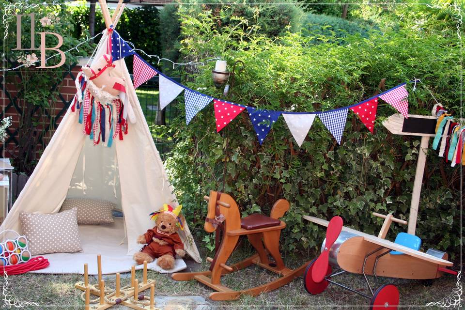 Rincón juegos niños en tu boda