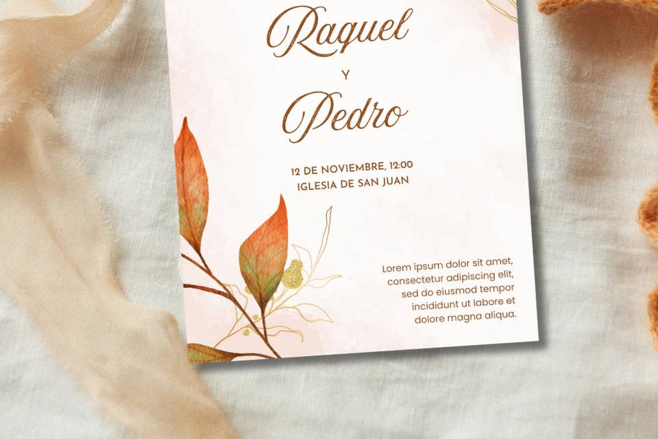 Invitacion Otoñal