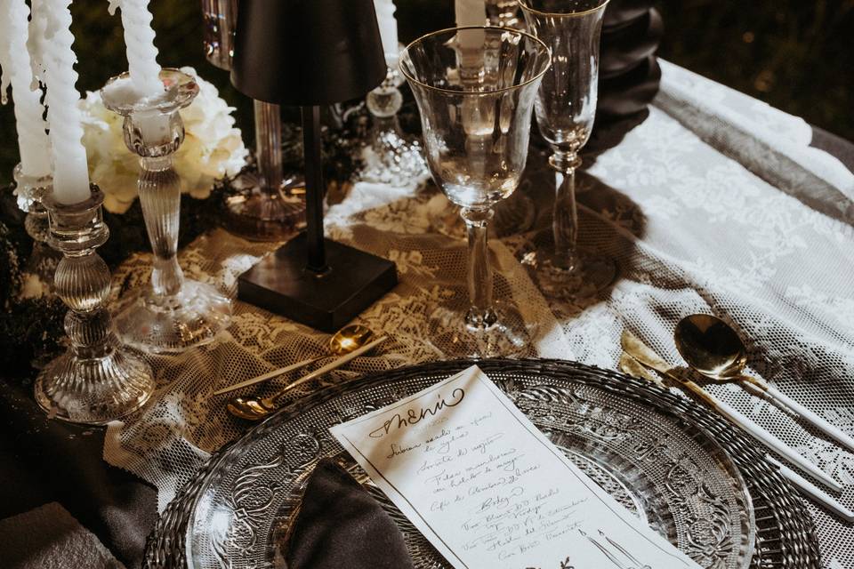 Combinación de blanco y negro