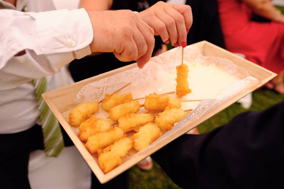 Brochetita de merluza