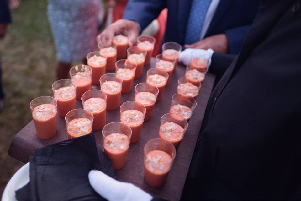 Gazpacho de fresas