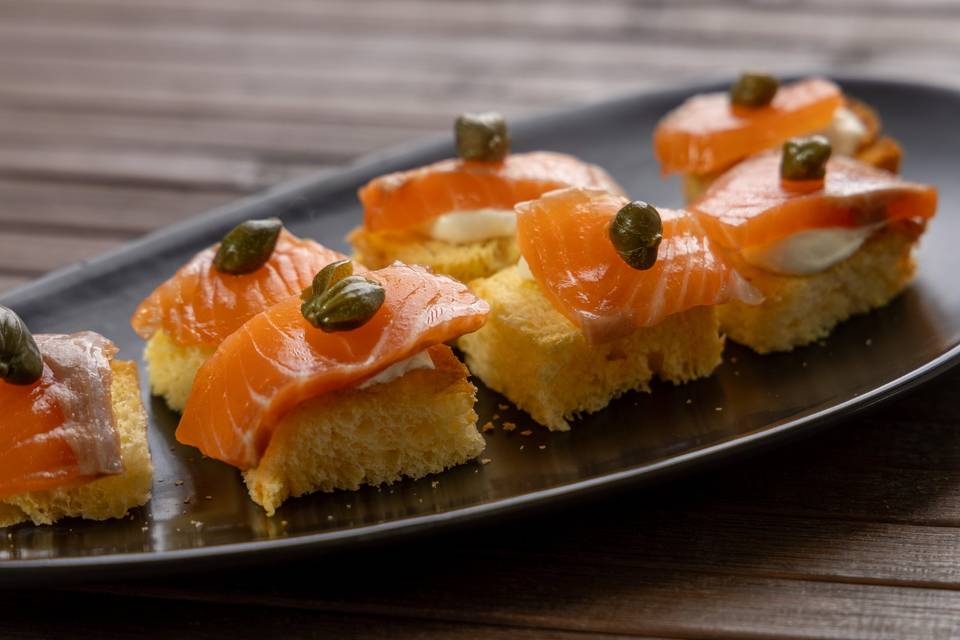 Brioche de salmón