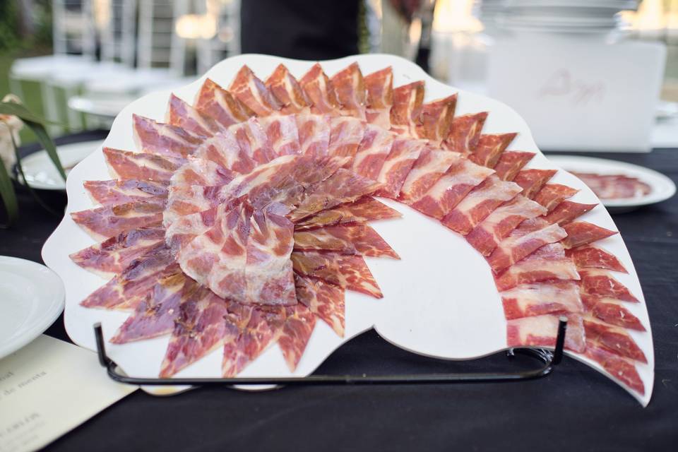 Exposición de jamón