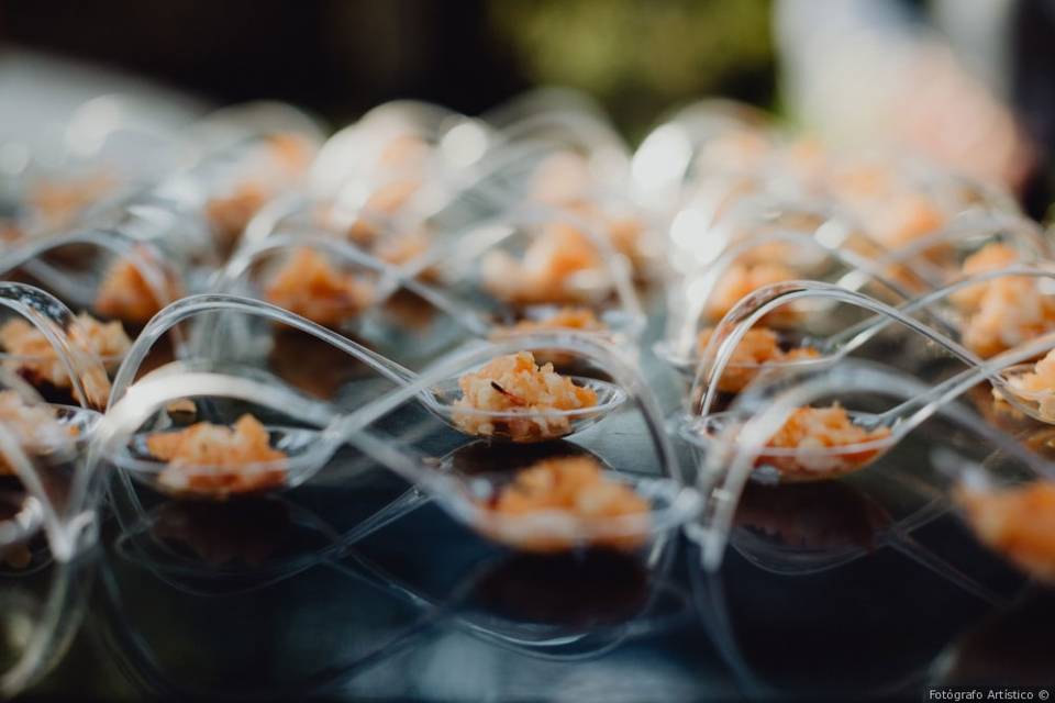 Cucharita de langostino picante