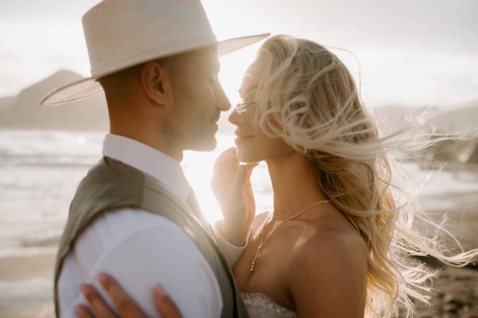 Postboda en la playa