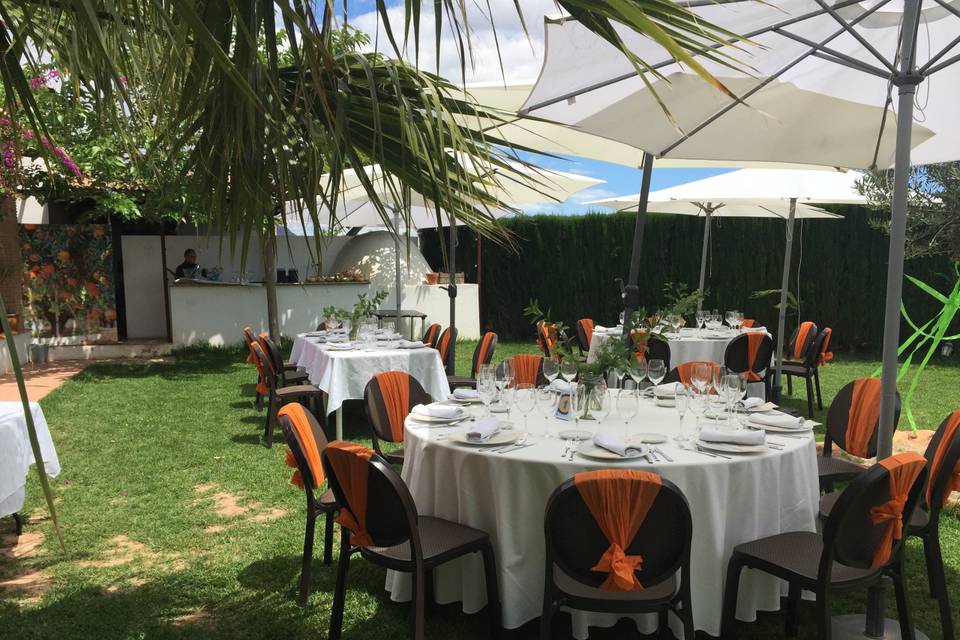 Boda en jardín