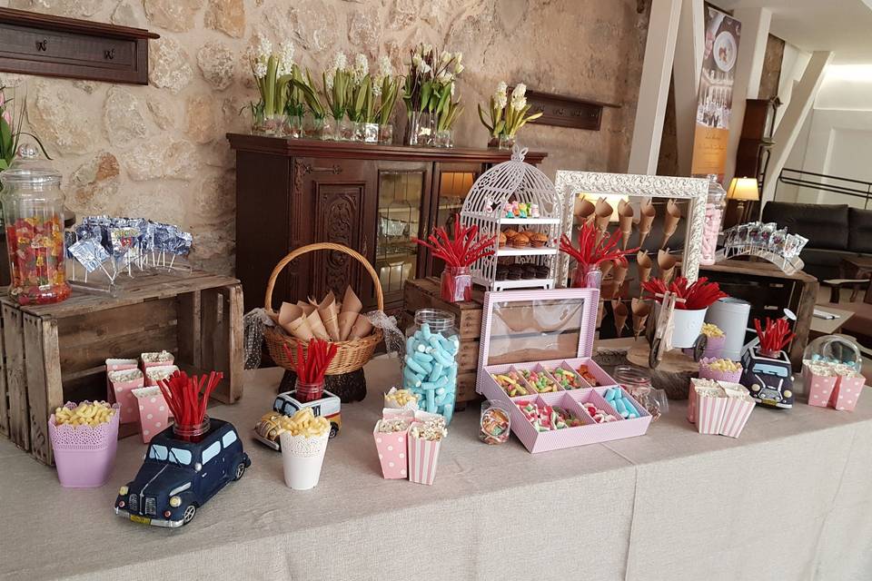 Detalles del candy bar