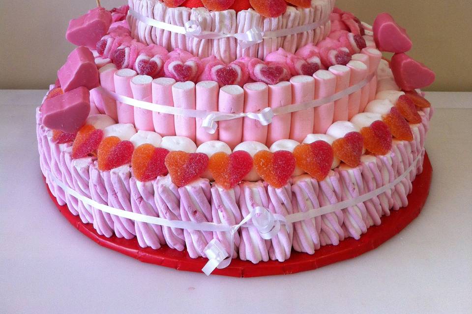 Tarta de chuches boda